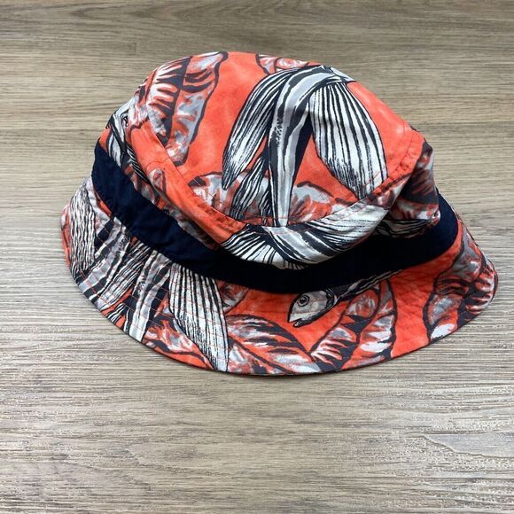 Patagonia Hat Small Orange Outdoor Bucket Fish Colorful Fishing - Picture 3 of 5